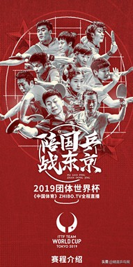 19年乒乓球世界杯（收藏+轉發：2019乒乓球團體世界杯，全攻略賽程公布（北京時間））