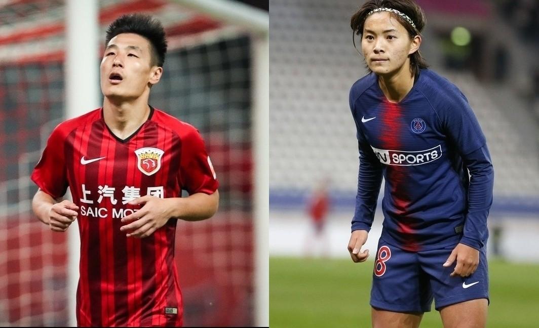 王霜盛赞武磊是最棒的!武磊致谢:女足给我带来了力量)