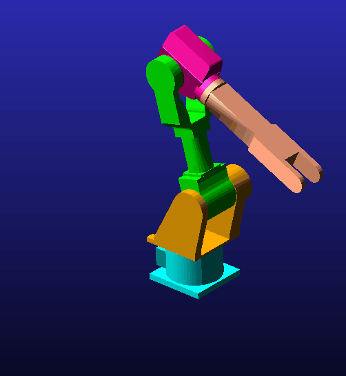 ADAMS四自由度机器人运动学仿真