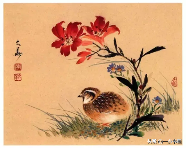 一学就会画——小写意禽鸟画法