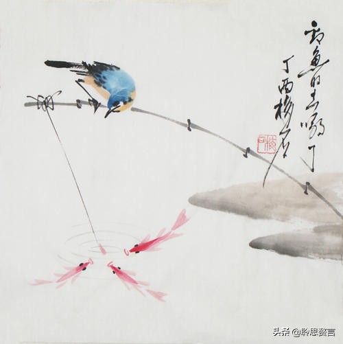 钓鱼诗词精选三十五首 垂钓坐磐石，水清心亦闲