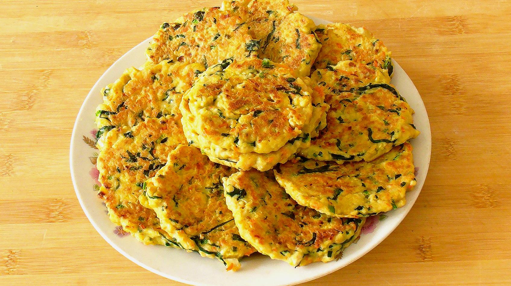 图片[2]-【苦荞蔬菜饼】做法步骤图 低脂美味 减肥的朋友也-起舞食谱网
