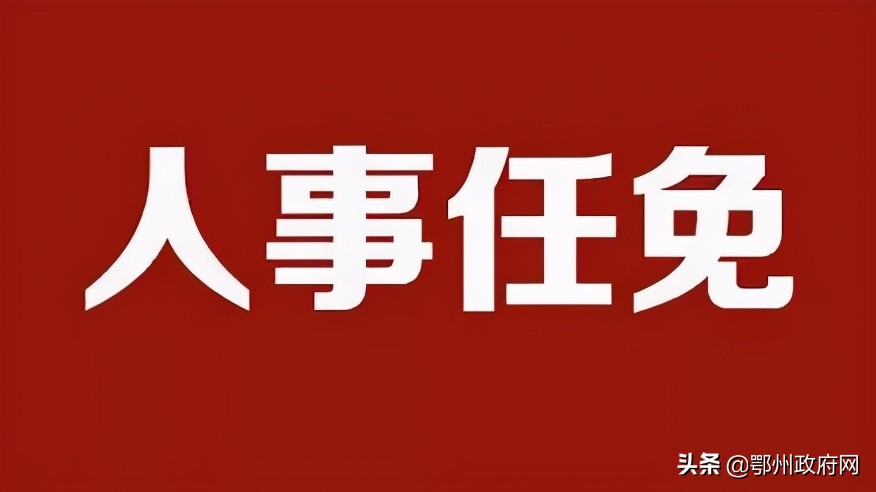 鄂州市人民代表大会常务委员会决定任免名单、任命名单、免职名单