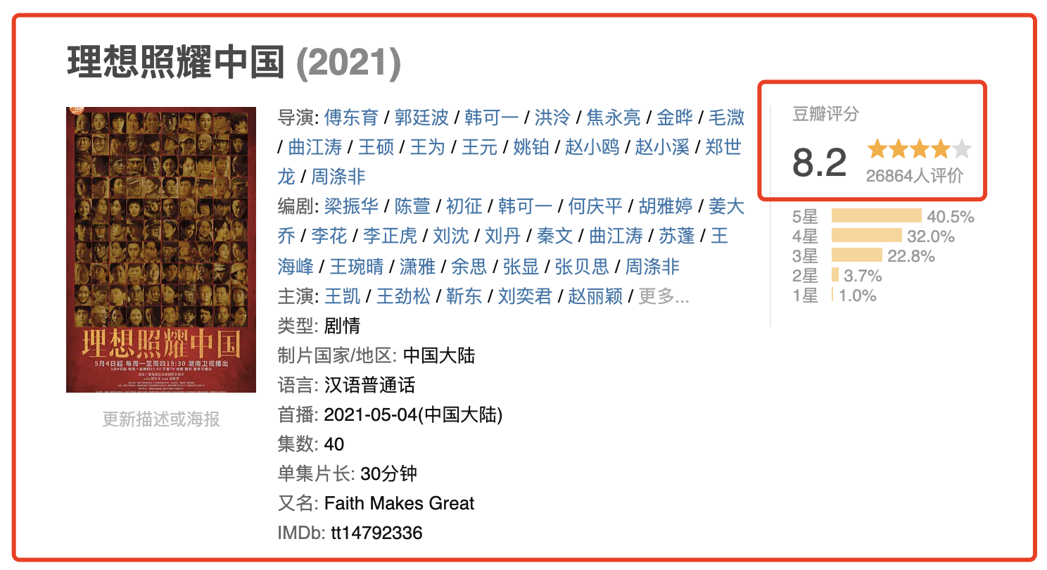 2021年十大好剧，《扫黑风暴》第10，《觉醒年代》霸屏第1没争议