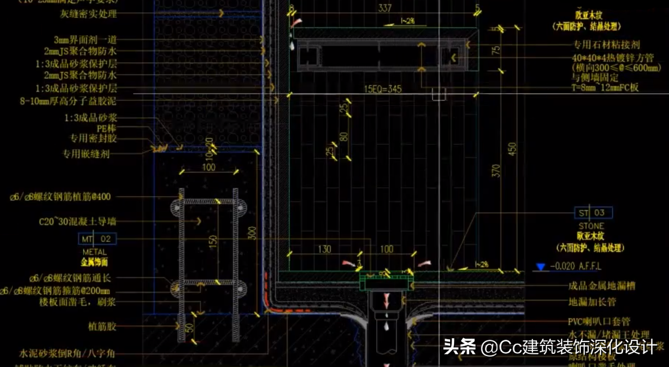 酒店专项隐蔽墙身节点管控标准解析