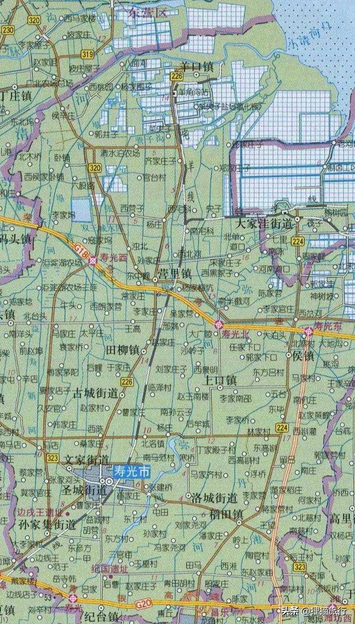 山东寿光是冬暖式蔬菜大棚发源地，被称为中国菜都，也是沿海城市