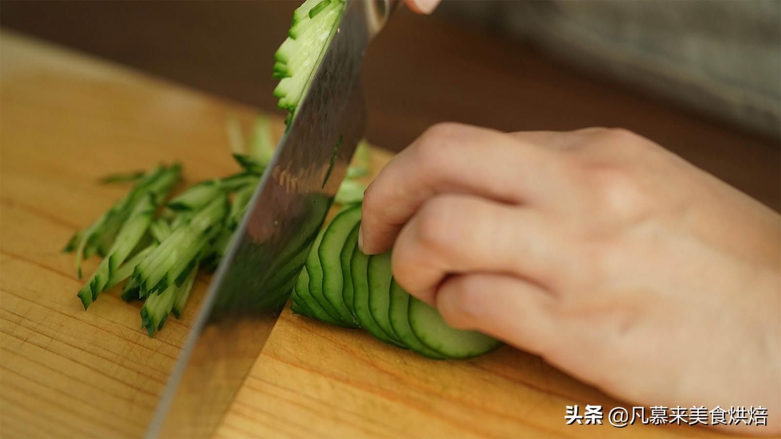 黄瓜切丝简单4种切法图片