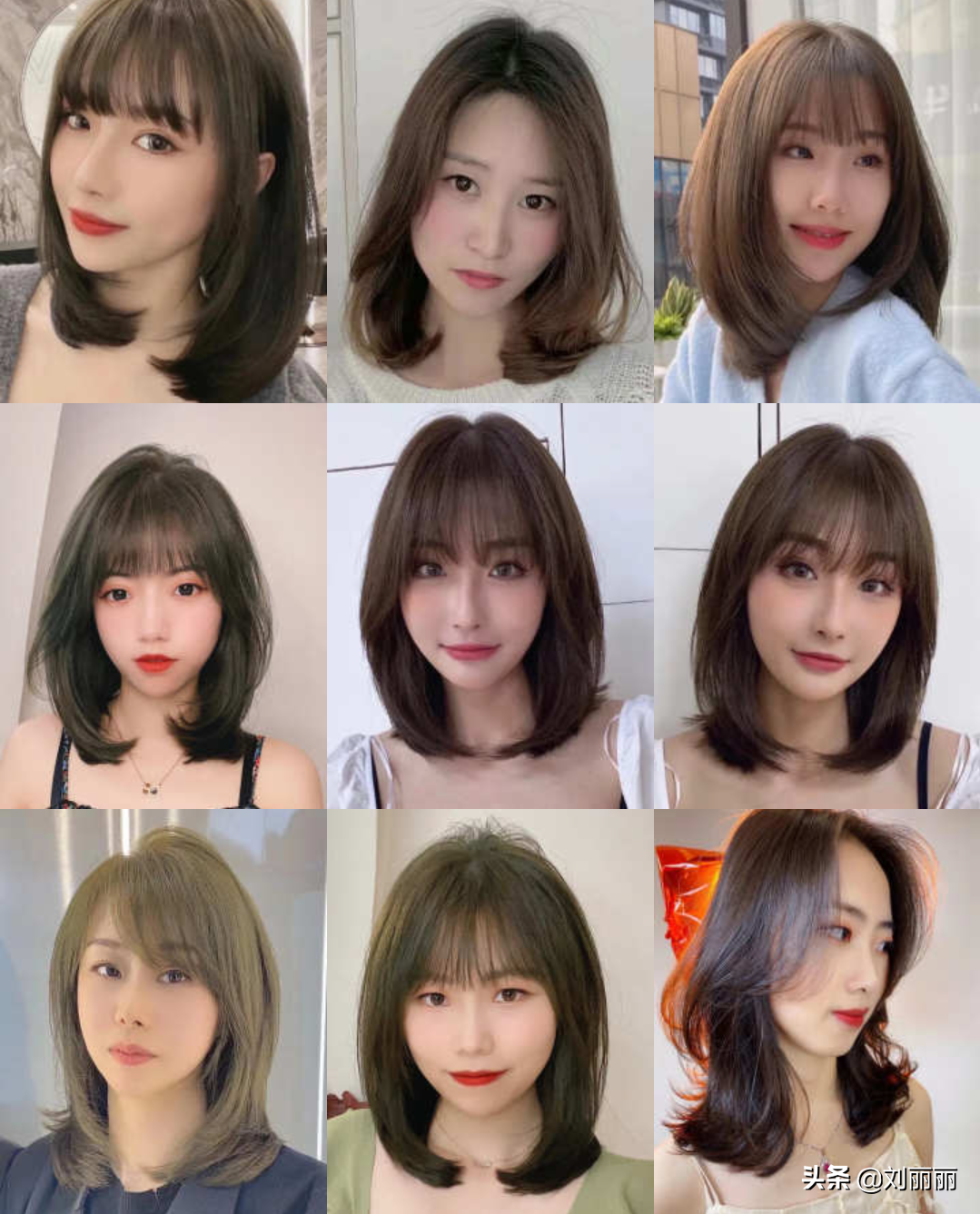 女生中长发型图片(爱美的女人发型别乱剪) - 赤虎壹号