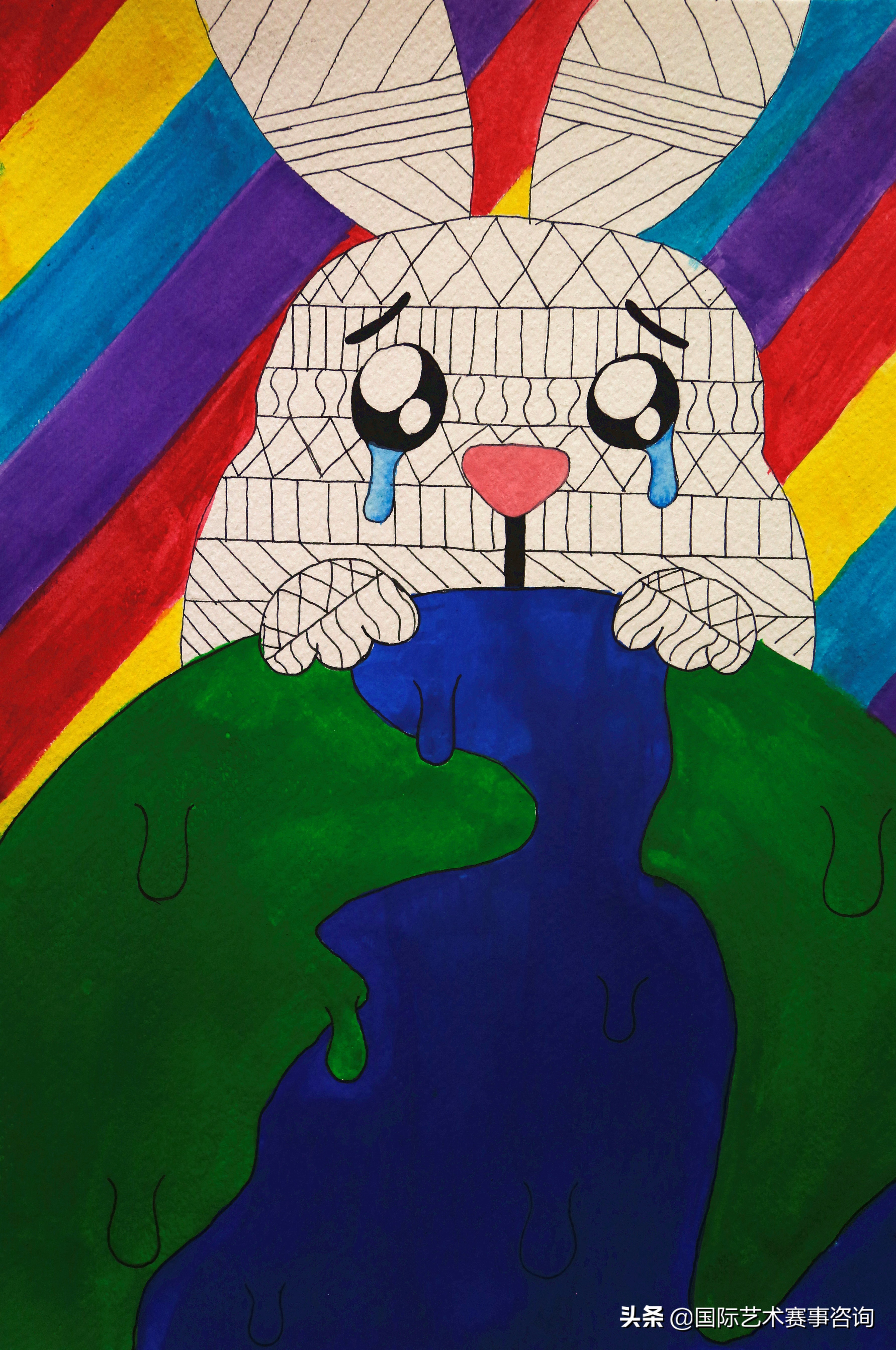 儿童绘画作品(世界杯青少年现场绘画大赛优秀作品赏析(第四季))_十大