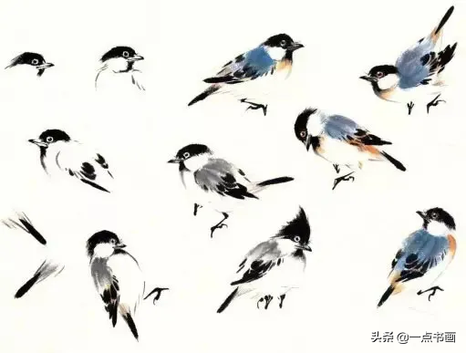 一学就会画——小写意禽鸟画法