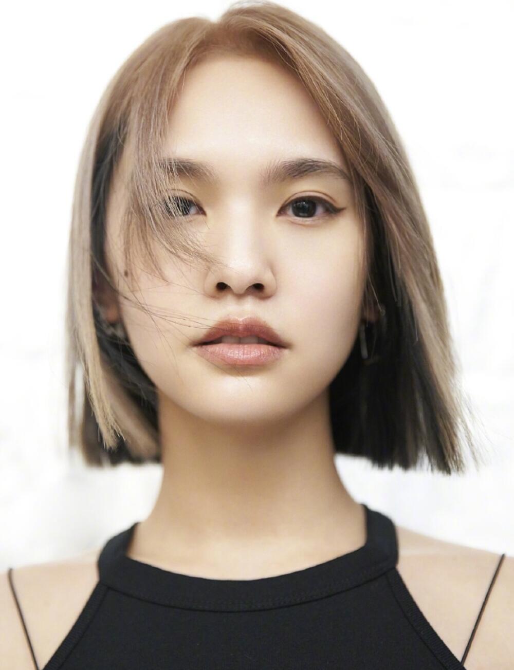 长脸减龄短发 韩式图片
