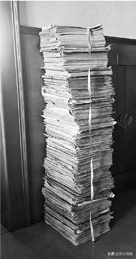 那些年做过的试卷：告诉孩子，谁都是努力拼搏过来的