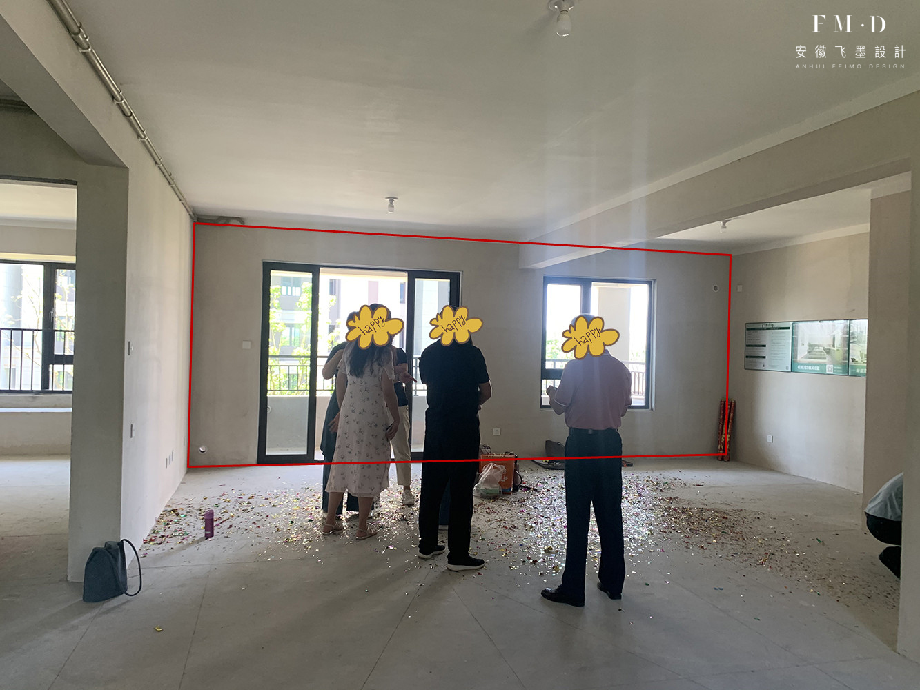 放弃“横厅户型”，一切以实用为主，客厅隔间卧室真是明智的选择