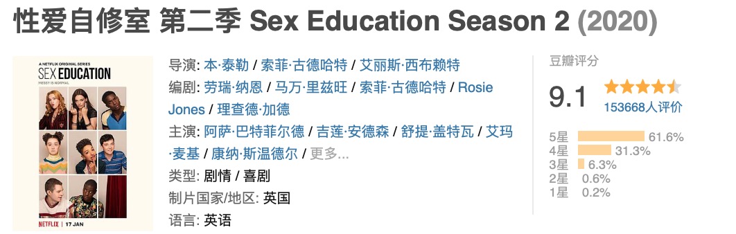 英剧《性爱自修室》第三季回归！拍出了亚洲缺失多年的“性教育”