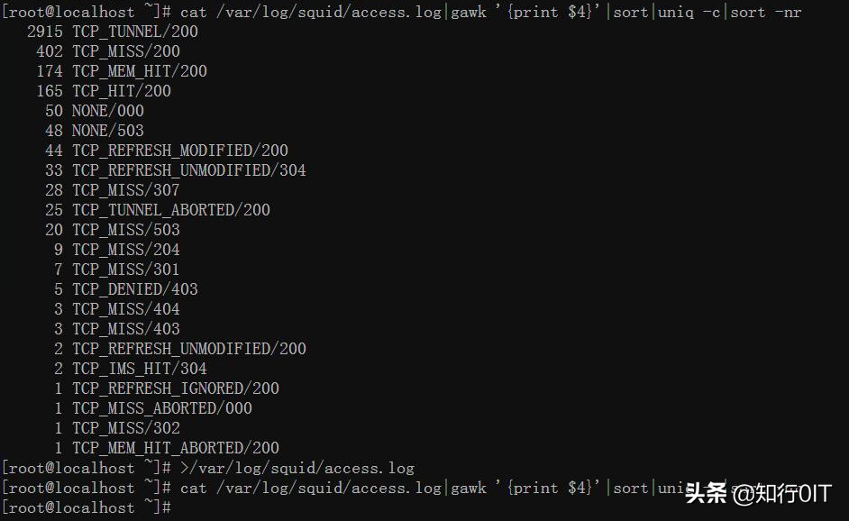测试squid代理服务器的代理效果