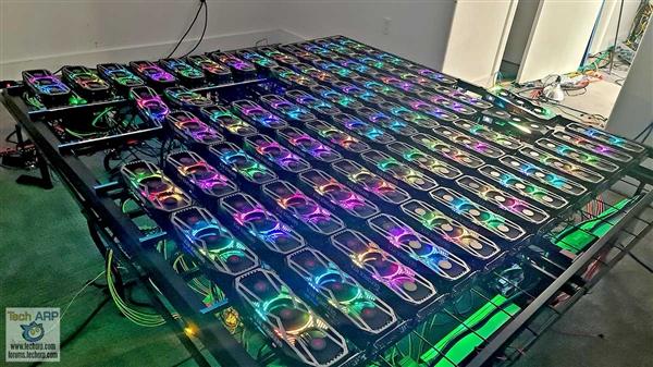 78张RTX3080挖矿能赚多少？每个月上万美元