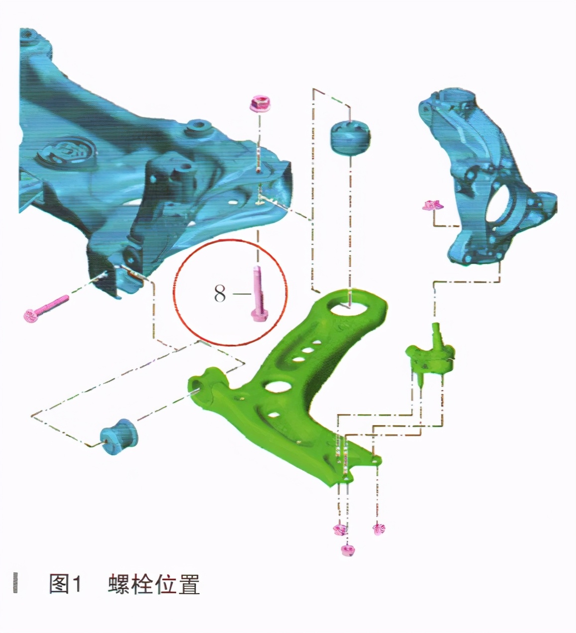 奥迪Q2L行驶中左前脚下有异响检修