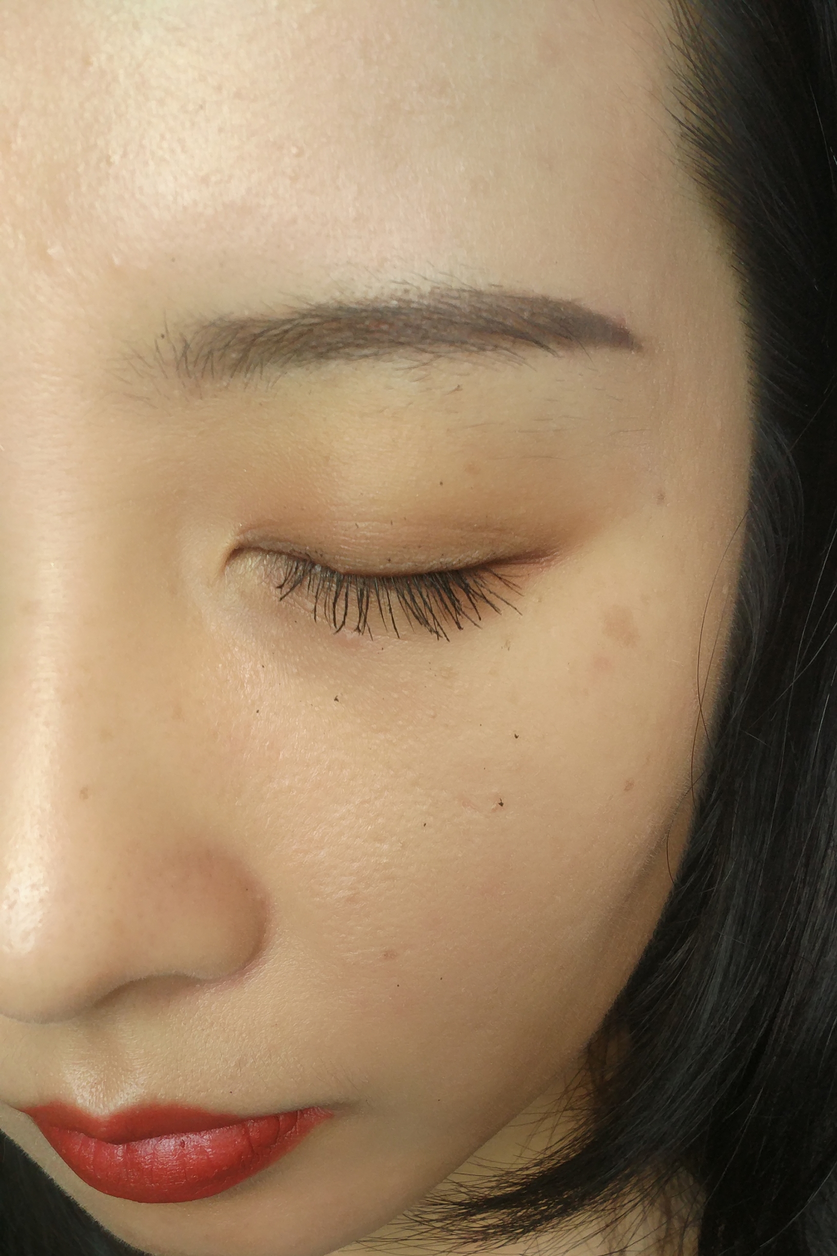 泰国Mistine睫毛膏真人使用测评！油皮必备，不晕染