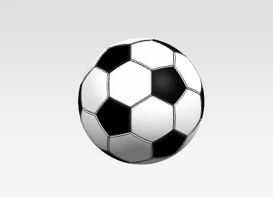 足球有几个五边形几个六边形组成(足球三维模型图纸)