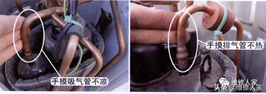 格力定频空调压缩机故障检修方法