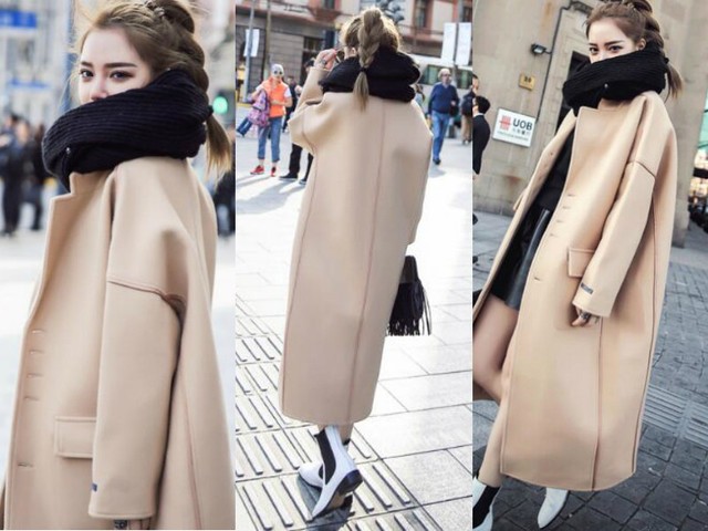 冬季搭配要会用“配饰”，各色围巾巧妙运用，秋冬时髦感倍增