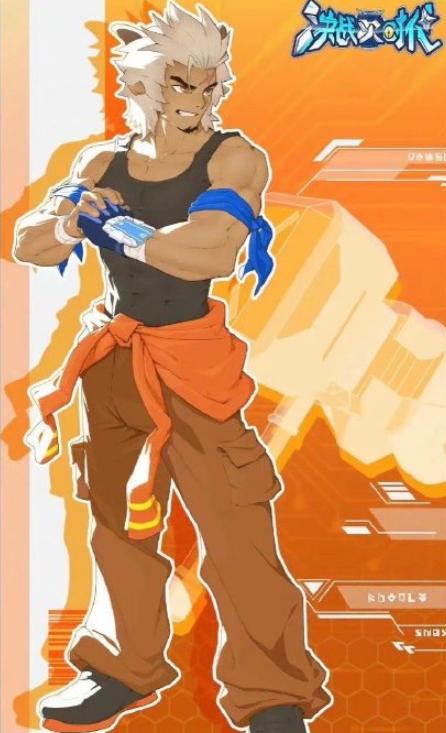 拟人化的沸羊羊,肌肉发达,且留有性感的小胡子,是所有羊羊中最man的.