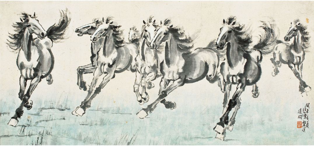 徐悲鸿画8匹马，只卖出了1450万元，为何画牛就卖出了2.668个亿呢