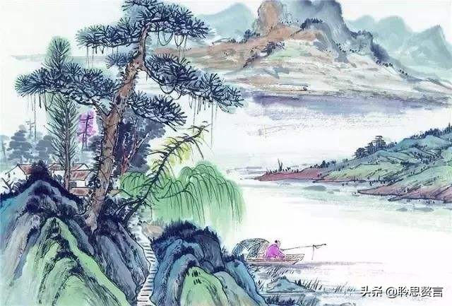 钓鱼诗词精选三十五首 垂钓坐磐石，水清心亦闲