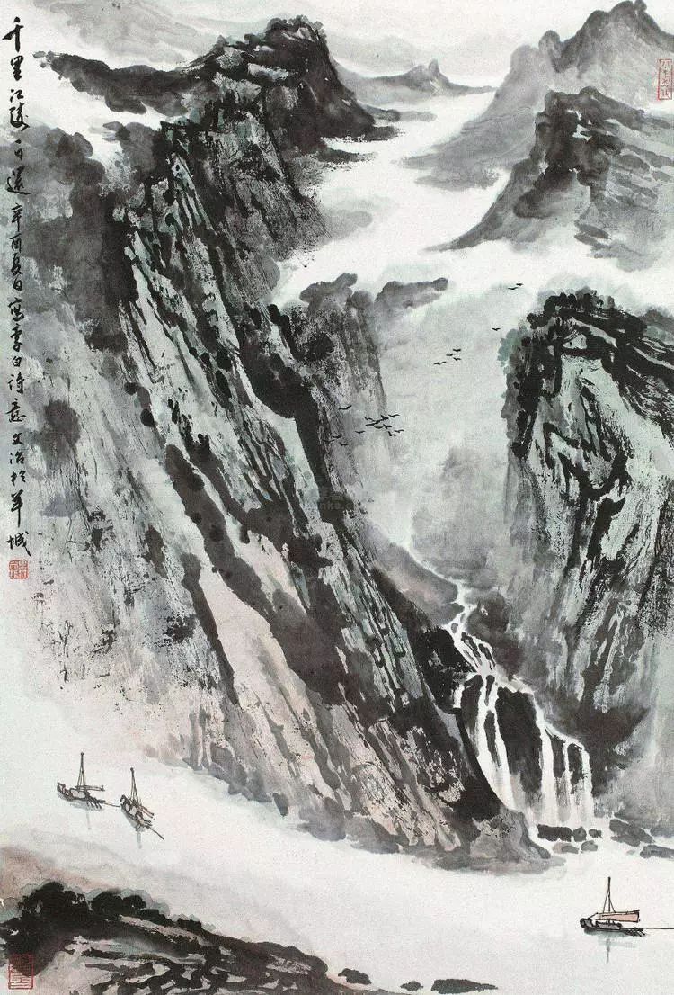 日出江花红胜火，春来江水绿如蓝，面对画中景，能不忆江南？