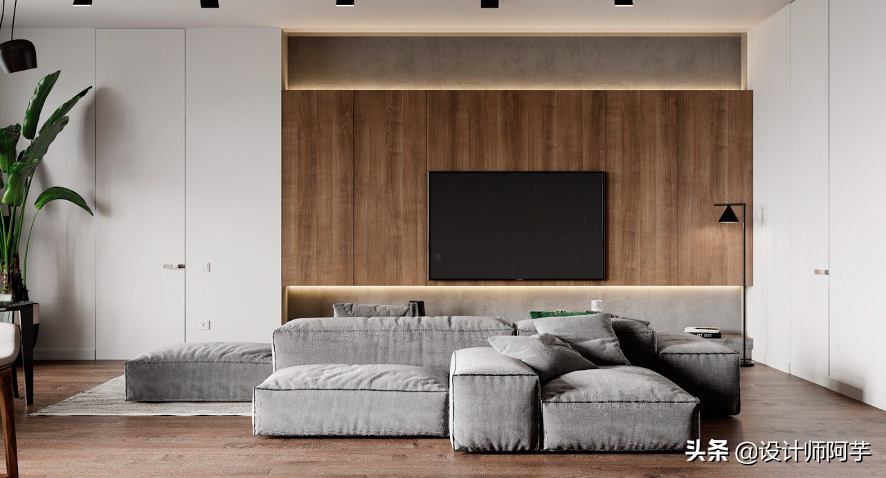 家里装修时,电视背景墙怎么做?50款优秀案例,总有一款适合你