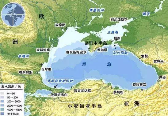黑海海峡是连接欧,亚大陆和地中海与黑海的交通要道,地理位置十分重要