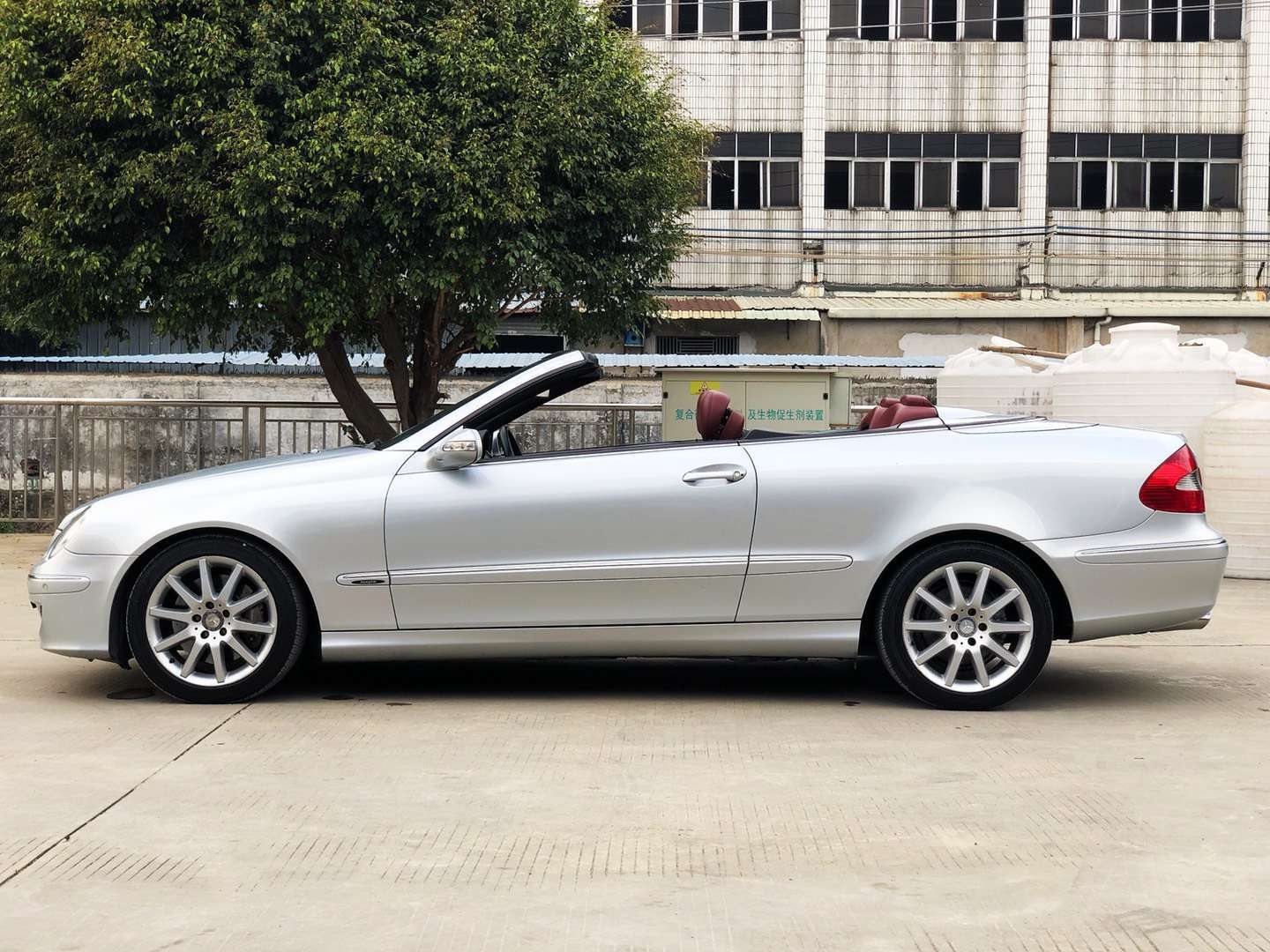 纯10款奔驰clk280 v6敞篷小跑车