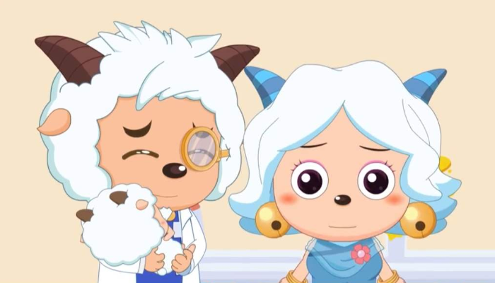 喜羊羊的父母智羊羊和丽羊羊当时是因为要保护世界