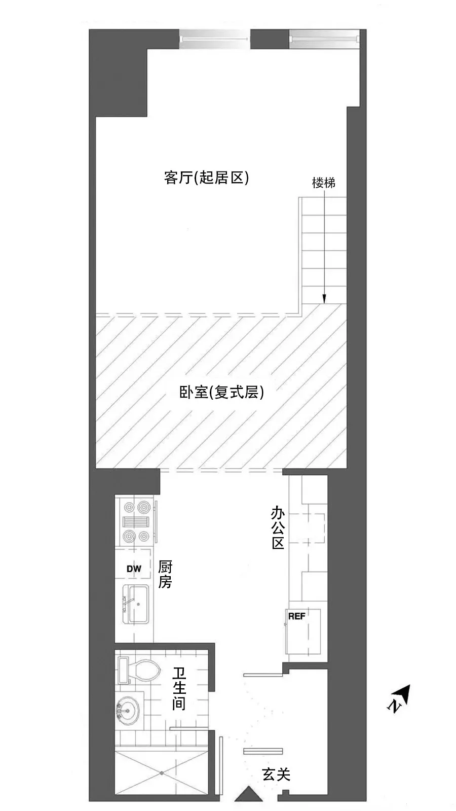 46㎡能住六口人!这5套复式公寓,简直装修爆款教科书