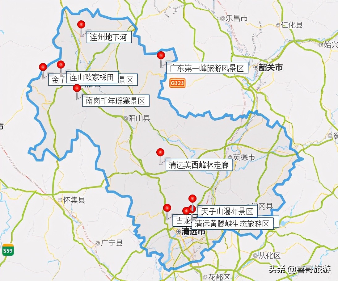 广东清远十大景点有哪些？自驾游玩如何安排行程路线？
