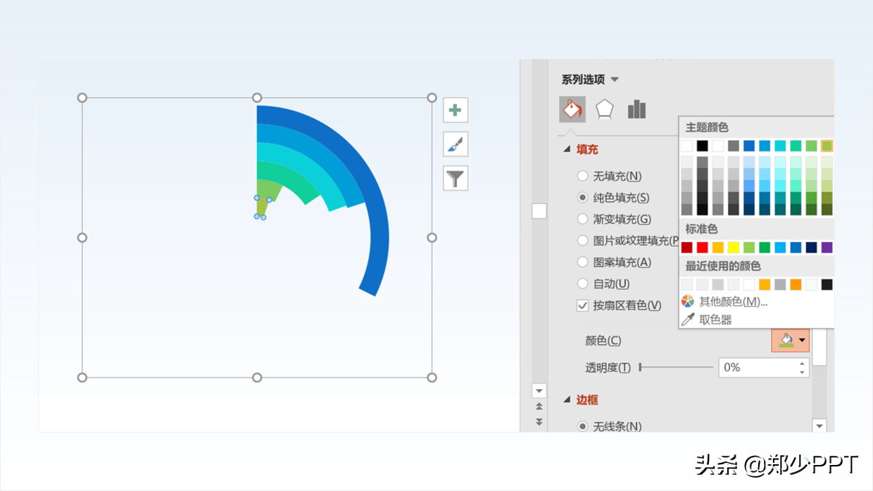 PPT中的饼图，还有3种创意设计方法，你不得不知