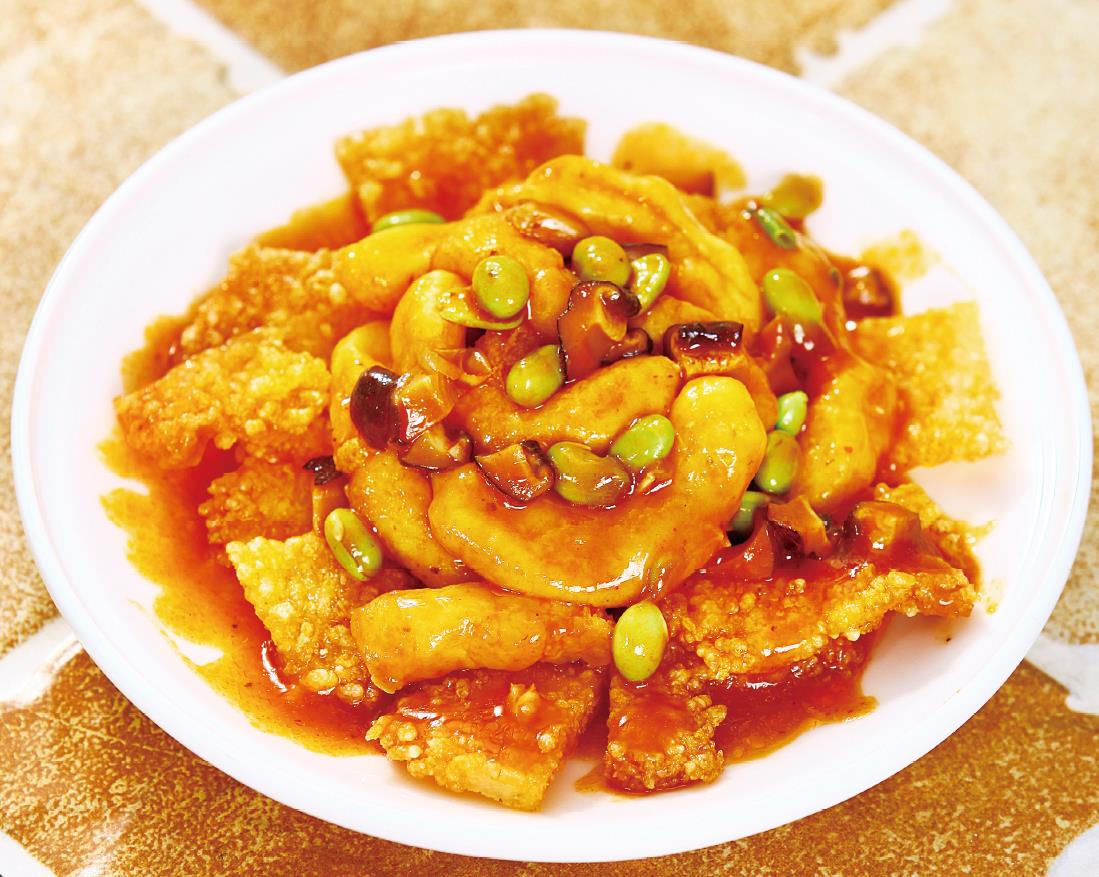 图片[6]-【番茄虾仁锅巴】做法步骤图 营养丰富又好吃 孩子-起舞食谱网
