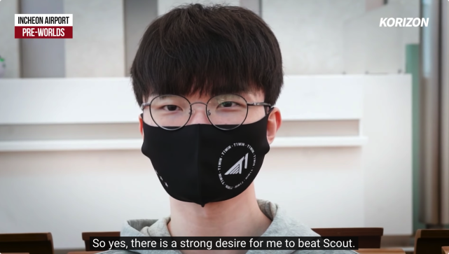 Faker：必须不计一切代价小组出线，我有强烈击败Scout的愿望