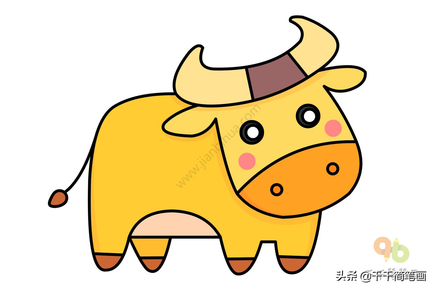 小熊猫简笔画教程(20种动物育儿简笔画,三分钟就学会,赶紧为宝宝收藏!