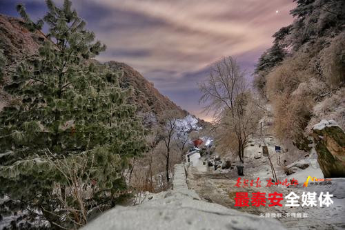 红墙白雪，玉树琼枝：大美泰山，就在这里！高清美图+劲爆视频带你看！