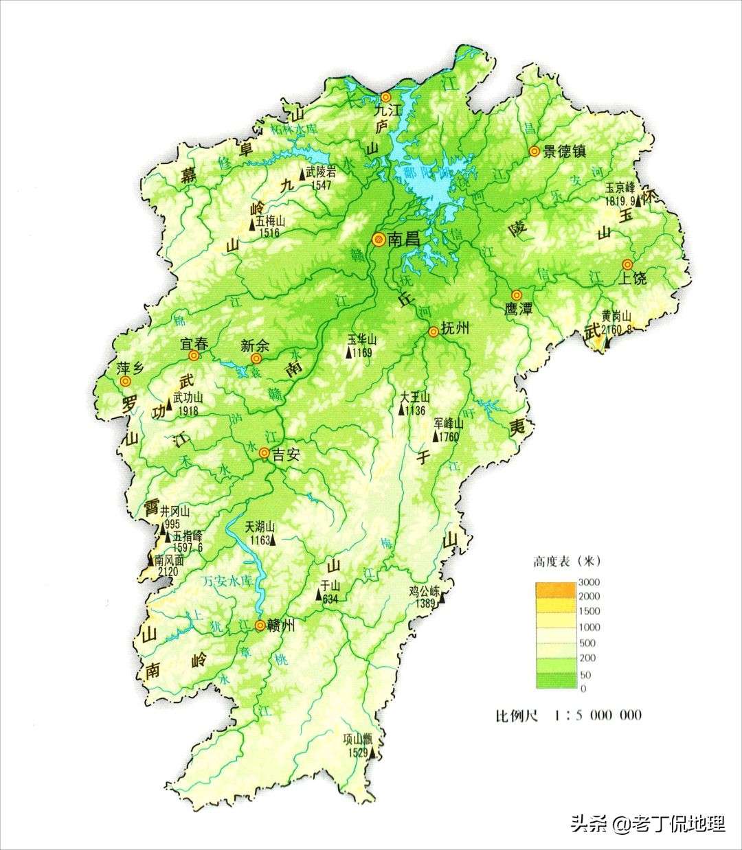山西河北两省地图（看完就知道这两省的位置在哪）