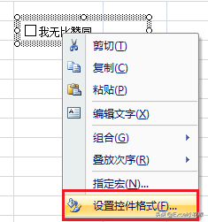 Excel 复选框 – 制作用户须知，勾选后才能正常阅读