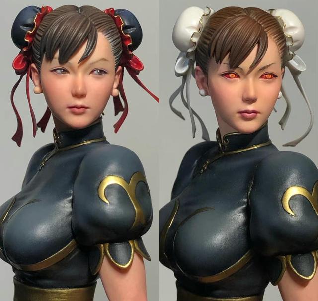 比真人精致的手办涂装,白里透红的肤感迷人,脚底死皮还原出来了