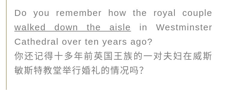 嗑的CP成真了！“结婚”可不止get married那么简单