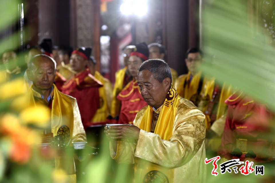 天水民间祭协在伏羲庙隆重举行献太牢仪式