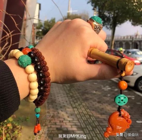 花100块钱，做一条玉竹手串，包浆后美如玉