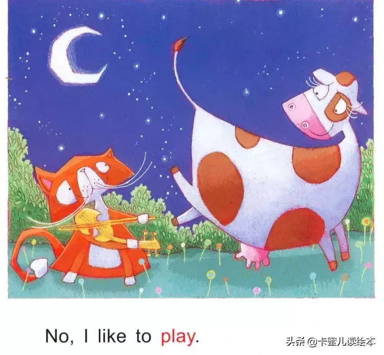 英文有声绘本《The Cow Jumped Over the Moon》奶牛跳过月亮