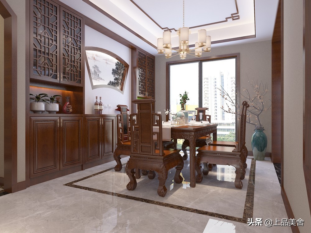 传统经典的中式风格，客厅家具彰显出中式文化，这才是国人住宅