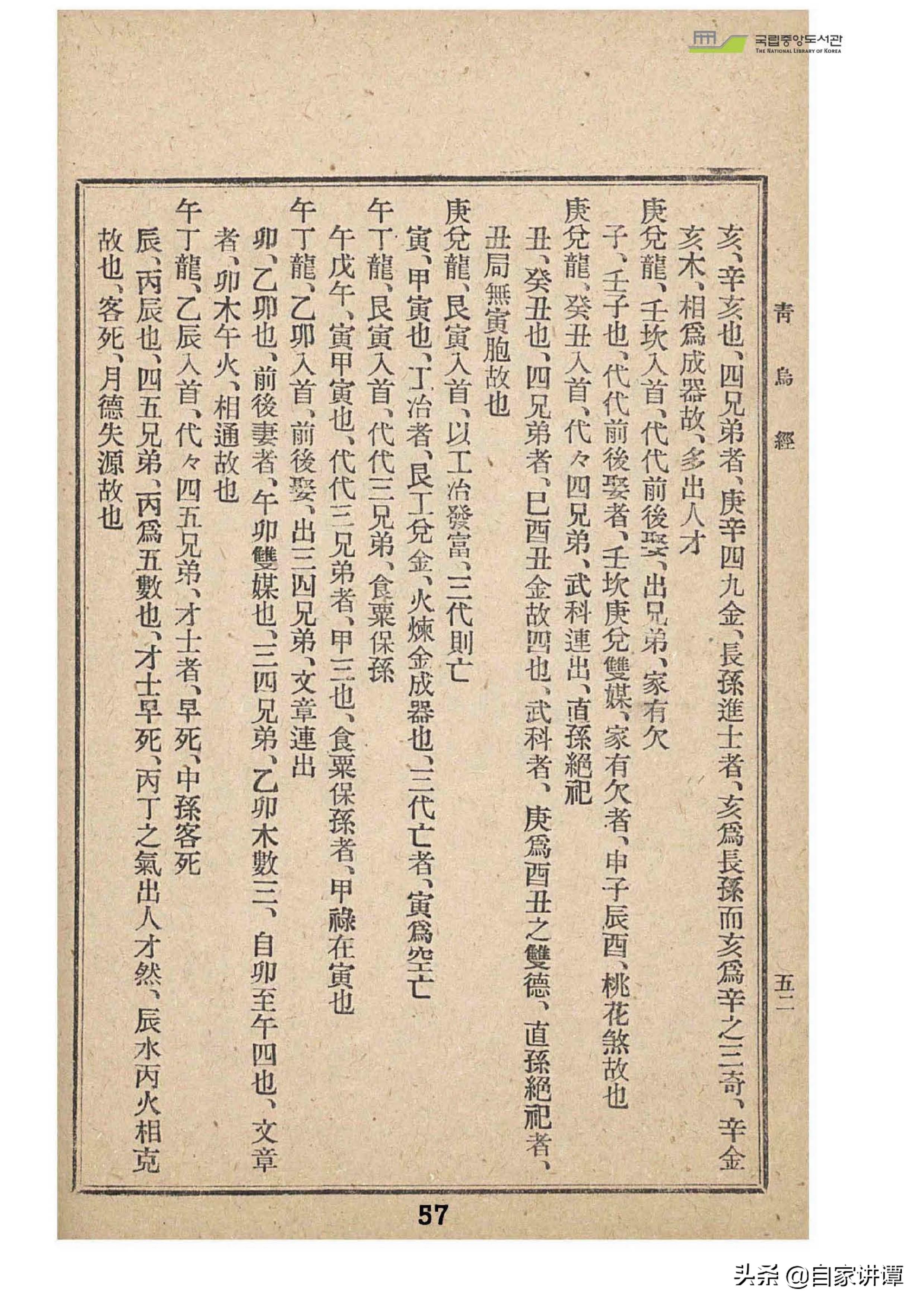 《原本青乌经》，古代朝鲜版本，现藏奎章阁图书馆