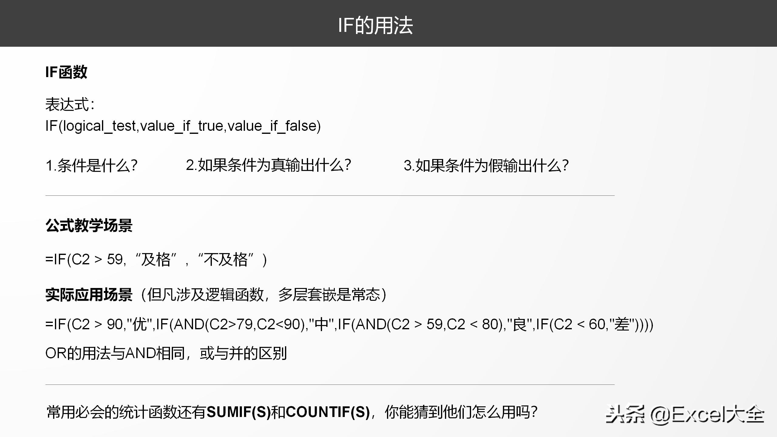 34页《关于数据那些事》课件分享，原来，Excel还能干这些事儿！